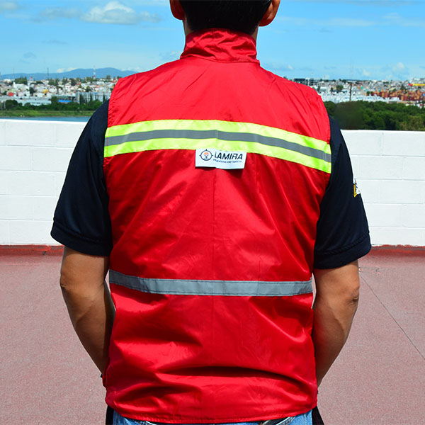 Chaleco Mariner con Reflejante Lamira Rojo YLK-250 - 3